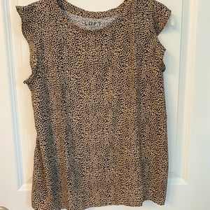 Loft Leopard Blouse